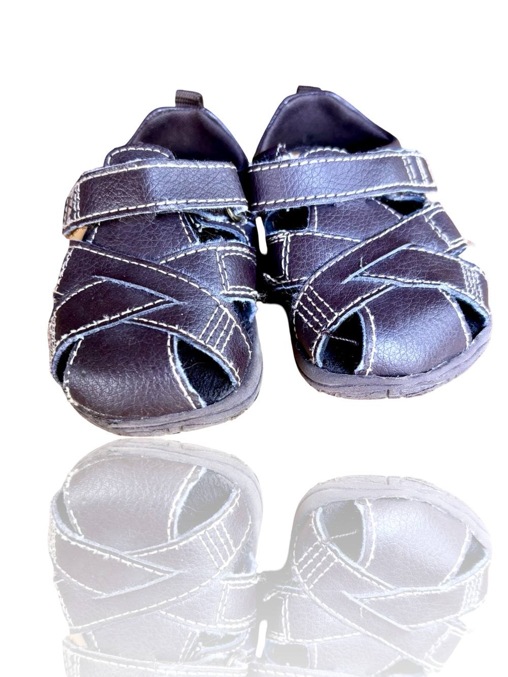 Healthtex Toddler Boy Brown Fisherman Sandals Size 3